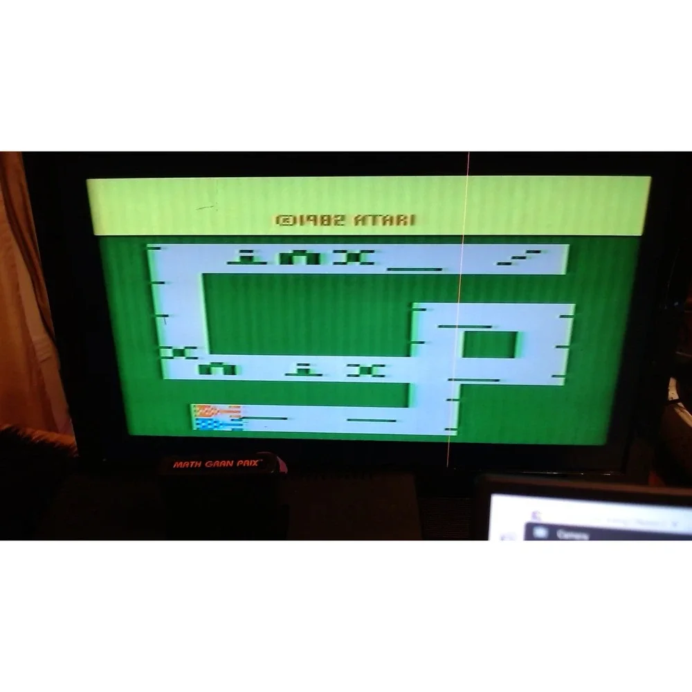 Math Grand Prix Atari 2600 Tested and Working Picture Label